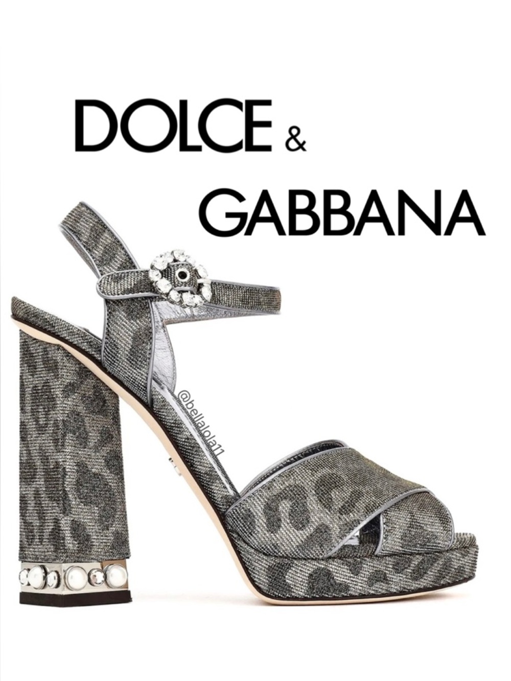AUTHENTIC DOLCE & GABBANA ALTA MODA RUNWAY HEELS